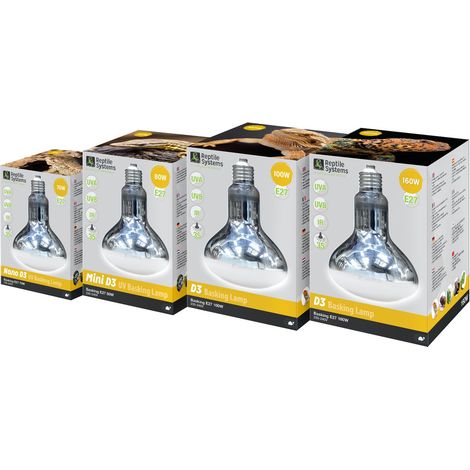 Reptile Systems - D3 UV Basking Lamp, E27 (1/5)