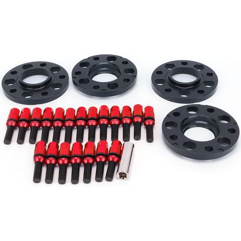 Kit d'entretoises de roue à centrage sur moyeu pour BMW Série 2 F22/F23 (2013-2019) - Rouge (1/5)