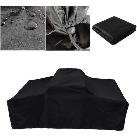 Nouvelle bâche de voyage de 1,4 m pour tente de toit, camping-car ou remorque, étanche, avec barres de toit 4x4, couleur noire. (1/5)