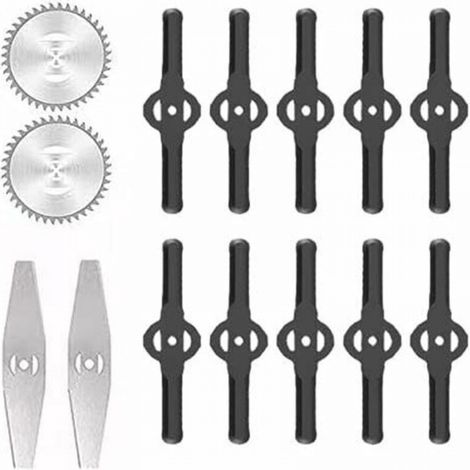 Accessoires pour tondeuses à gazon Lames de désherbeur électrique Lames de scie Manche télescopique léger pour la coupe du gazon, l'entretien de l'allée et du jardin (1/5)