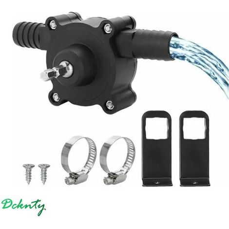 Pompe de perceuse électrique auto-amorçante – Débit réglable – Étanche et résistante – Pour éviers, aquariums, chantiers humides (1/5)