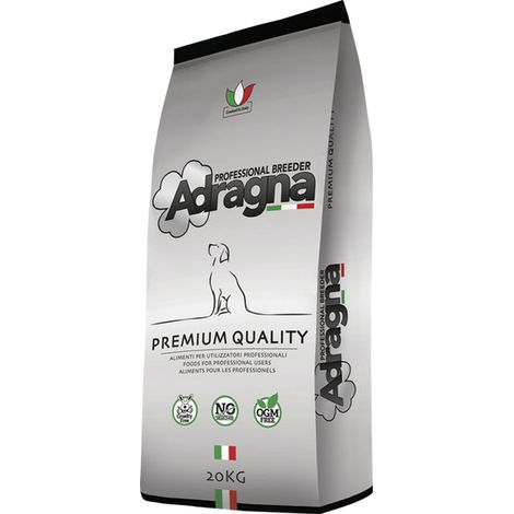 Alimento diario Adragna Breeder con pollo para perros adultos de 20 kg.