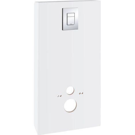 Grohe Solido - Módulo sanitario para inodoro con pulsador de descarga Skate Cosmopolitan, color blanco/cromo 39377LS0 (1/2)