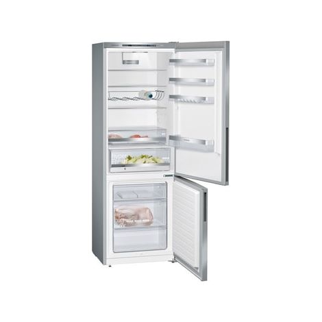 Siemens – Réfrigérateur combiné 413L A+++ lowfrost inox 2 portes – Compartiment hyperFresh – Dégivrage automatique – KG49EAICA
