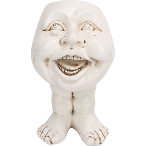 Pot de Fleur Original pour Jardin - Tête Statue Décorative Amusante et Personnalisable, Étanche (1/5)