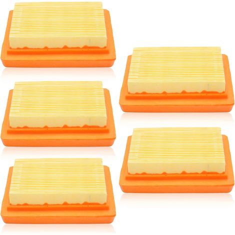 5 Pièces Filtre à air pour FS89 FS89R FS91 FS91R FS111 FS111R FS111RX FS131 FS131R FS311 FR131T FC91 FC96 FC111 Débroussailleuse, Remplacement 4180 141 0300 (1/5)