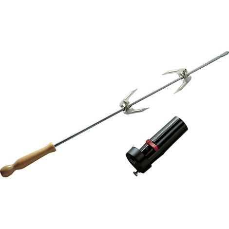 Universeller Drehspieß mit Motor für Holzkohlegrill