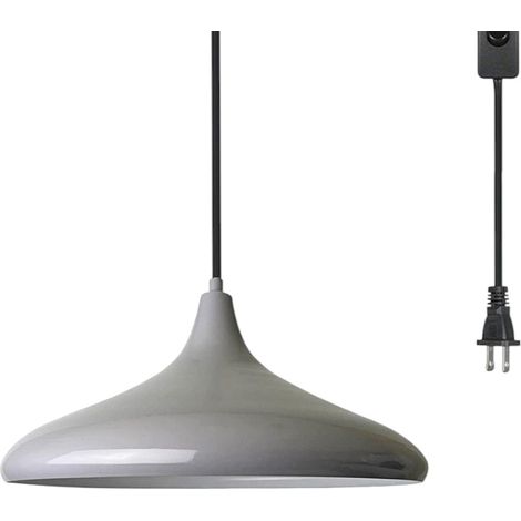 bamyum Champion Suspension Luminaire Vintage, Lustre Salon de 35 cm en Métal, Lampe E27 pour Chambre, Salle à Manger (1/2)
