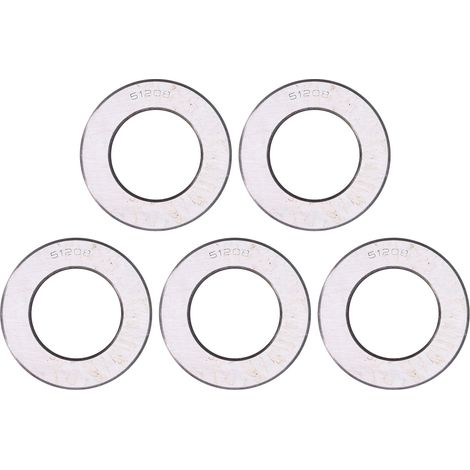 5 Roulements à Billes Butée Axiaux Plats pour Palans Crochets Pompes Verticales Eau 51208 (1/5)