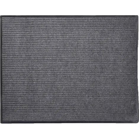 Felpudo antideslizante, fácil de limpiar, color gris. (1/2)