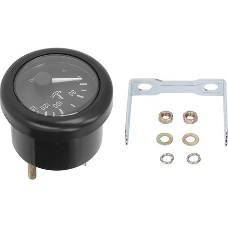 Manomètre de température d'huile, thermomètre de liquide de refroidissement, indicateur de température 52 mm ABS, plage 50-150 °C pour moteur de voiture 24 V (1/5)