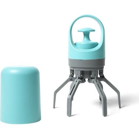 Pince à excréments portable pour chien – Ramasse crotte six griffes démontable – Pratique pour sortie extérieure (1/3)