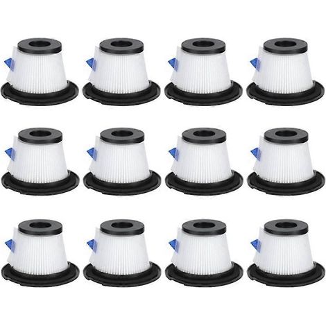 Filtres HEPA de rechange pour aspirateurs verticaux sans fil C17 T6 T1, lot de 12