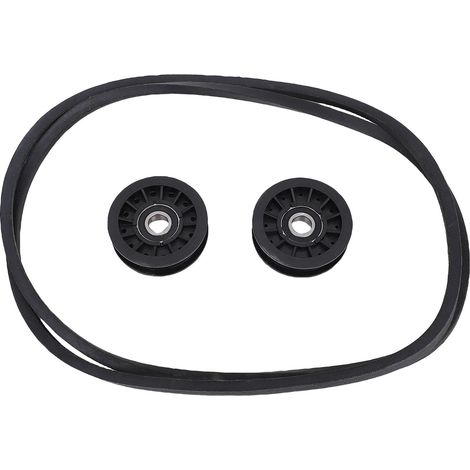 V Kit plat de poulie de renvoi avec courroie d'entraînement 756-05024 756-05032 remplacement pour Cub Cadet XT1-GT 50 XT1-GT54 FAB XT1-LT42 XT1-LT46 (1/5)