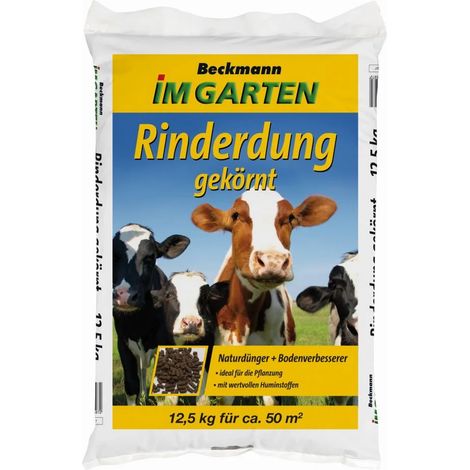 2 x Rinderdung gekörnt 12,5 Kg BIO Anbau geeignet