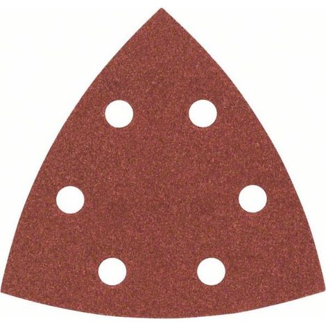 Bosch 25-teiliges Schleifblatt-Set für Deltaschleifer, Körnung 180 K = 180