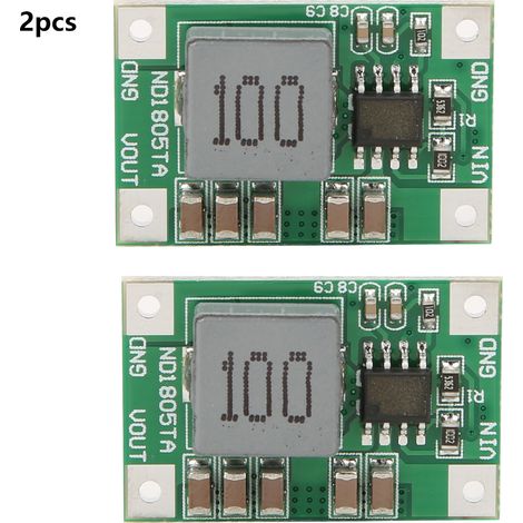 2 modules abaisseurs 5-18V vers 3/3,3V 3,7/4,2V 5V 6V Convertisseur Buck moteur ND1805TA (5-18V vers 5V) (1/5)