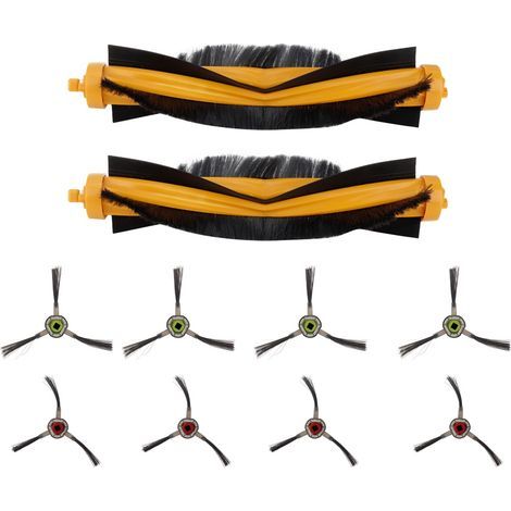 Brush Set - For Robot Vacuum Cleaners - Compatible With M81 DM81Pro M85 900 - ABS Material - 4 Pieces (1/4)