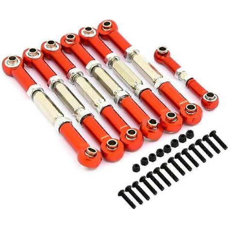 Biellette de châssis réglable en acier inoxydable pour Slash VXL/VXL/Stampede VXL/Hoss 1/10 (2 roues motrices) (1/5)