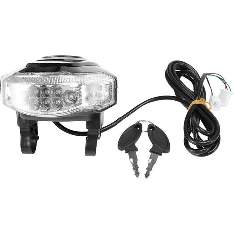 Heller 60-V-Scheinwerfer mit LCD-Angel-Eyes-Display, Tachometer, Hupe, Suchscheinwerfer und Zündschalter für Citycoco-Elektroroller