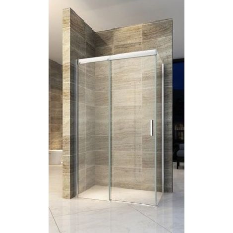 Bagno Italia Box doccia con porta scorrevole 70x90 a chiusura ammortizzata Altezza 195 cm Cristallo anticalcare (1/3)