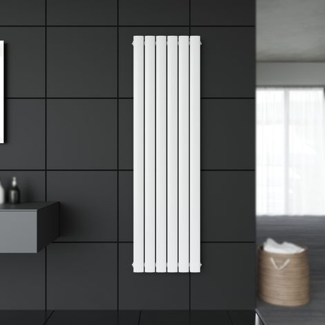 SONNI Design Flach Heizkörper 1600 x 462 mm Weiß Badheizkörper Doppellagig Heizkoerper Vertikal Paneelheizkörper