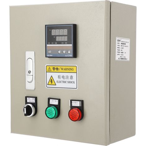 3-phasiger PID-Temperaturregler mit Thermoelement, intelligenter Temperaturregler, 4 kW, 220 V AC (1/5)