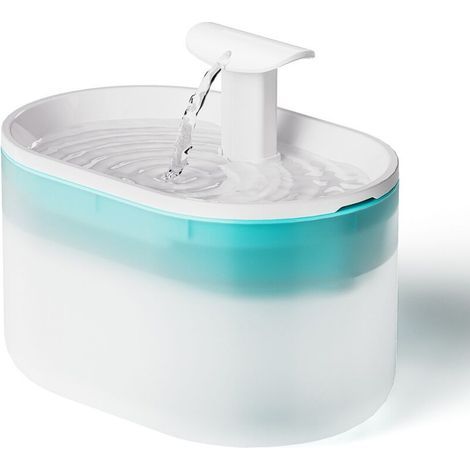 Katzenbrunnen, ultraleiser Katzenwasserspender, 2,1-Liter-Kapsel-Katzenbrunnen mit zwei Wasserflussmodi, BPA-freier Katzenwasserspender, sichtbarer Wasserstand (1/5)
