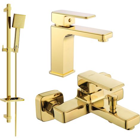 Mexen Cetus DQ45 Wannenset, gold - 744303DQ45-50 (1/4)