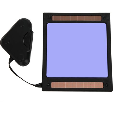 Masque de soudage à énergie solaire avec écran filtrant auto-obscurcissant, équipement de soudeur, verre de protection pour casque (1/5)