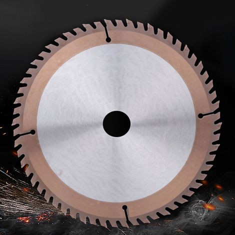 Lame de scie circulaire en carbure TCT de 25,4 mm (8 pouces x 8 pouces) pour le travail du bois, outil de menuiserie, 60 dents