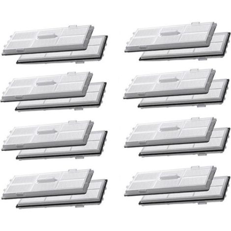 16 pezzi di filtro HEPA per aspirapolvere robot Xiaomi Roborock S8/S8+/S8 Pro Ultra, parti di ricambio, filtri lavabili (1/4)