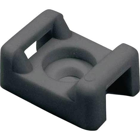 HellermannTyton CTM1-PA66-BK Embase de fixation vissable, à riveter 151-30400 noir 1 pc(s) R041841