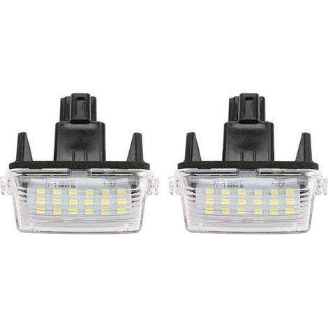 Kennzeichenbeleuchtung, 1 Paar LED-Kennzeichenleuchten für Corolla, Camry, Yaris, Vios und Auris.