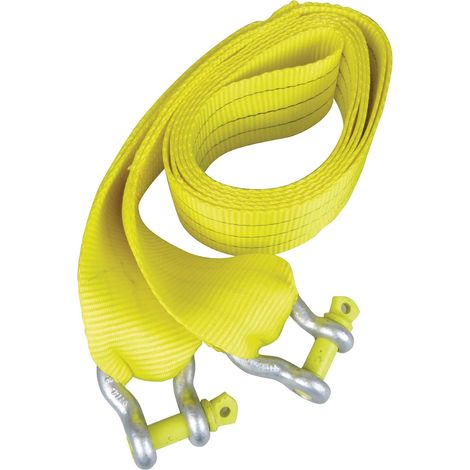 CABLE DE REMORQUAGE JUMBO AVEC CROCHETS DE SECURITE 4M 1 TONNE MAX CARPOINT