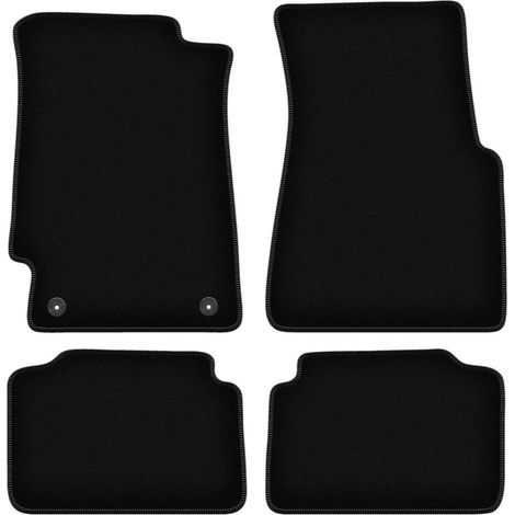 Tappetini BASIC in velluto nero per: Honda Civic V hatchback (1991-1996) (1/5)