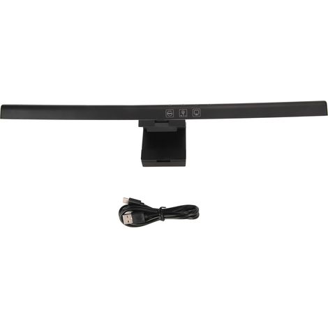 LED-PC-Lichtleiste mit nicht dimmbarem Dimmer, Touch-Steuerung und 3 Farbtemperaturen für Laptop- oder Desktop-Computerbildschirme