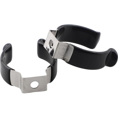 Clip porte-outils, 28mm, inox, pour atelier, garage et tuyau (1/5)