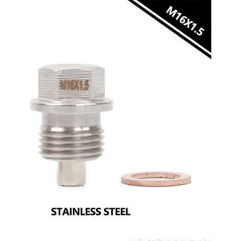 Bouchon de vidange d'huile magnétique moteur, écrou de carter, boulon de carter, joint M14x1,5 M16x1,5 M18x1,5-M16 1,5- (1/5)