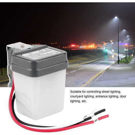 Interrupteur Lumière NK T Q - Contrôle Automatique d'Illumination Courtyard 220VAC - Polycarbonate Flame-Retardant (1/5)