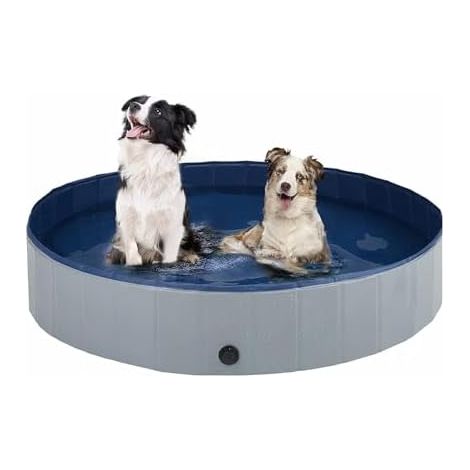 80 x 20 cm piscine pour Hunde, pliable, piscine pour große et kleine Hunde, piscine pour Tiere, Planschbecken pour Hunde (1/5)