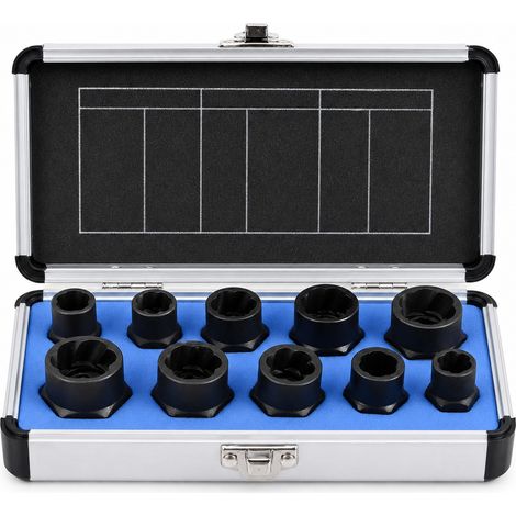 Extracteur de Boulons 10 Pièces en Coffret pour Atelier (1/5)