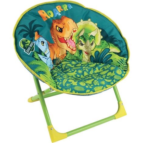 Siège Lune Pliable pour Enfant H.47 X L.54 X P.42 cm, Vert (1/4)