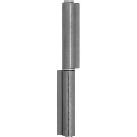 Anschweißband Außen-Ø 20 mm / H: 200 mm mit kurzer Fahne Stahl schwarz (1/2)