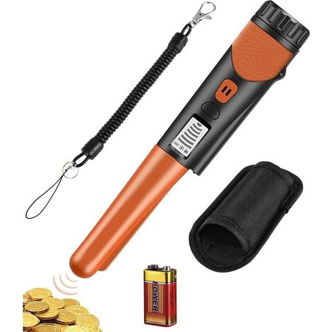 Détecteur de métaux Portable, Détecteur de Métaux Pinpointer,détecteur de métaux à Balayage à 360 °, Etanche Pinpointer Détecteur,avec indicateur LED et des Piles,pour Chasse aux Trésors (1/5)