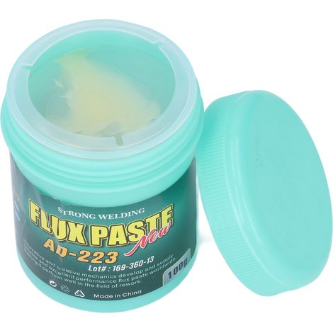 Pâte à braser flux colophane écologique 100g, crème soudure électronique pour cuivre, étain, fer (1/5)