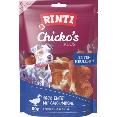 Rinti Chicko Plus Hundesnack 80 g Ente