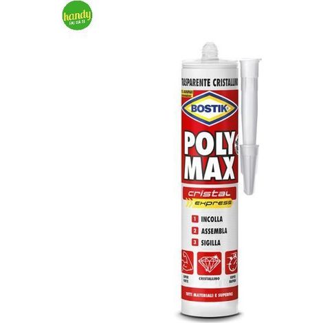 BOSTIK POLYMAX ORIGINAL EXPRESS BIPACK - TRASPARENTE GR 300 CF=PZ 2 (1/3)