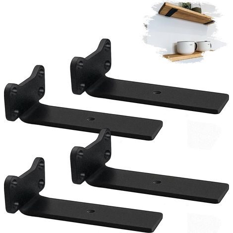4 soportes de andamio de pared, 5 mm de grosor, soportes de pared, soportes para escondite de gatos (30 cm) (1/5)