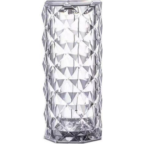 Lampe de table en cristal. lampe rechargeable à commande tactile 16 couleurs. eilleuse pour chambre (1/4)